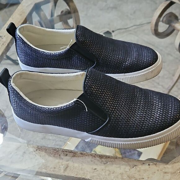 Lauren Ralph Lauren Black Haddley Deck Shoes Size 5.5 - Picture 4 of 8